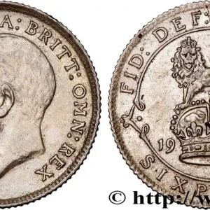 Meilleur Prix ROYAUME-UNI 6 Pence Georges V 1924 fwo_957514 Monde