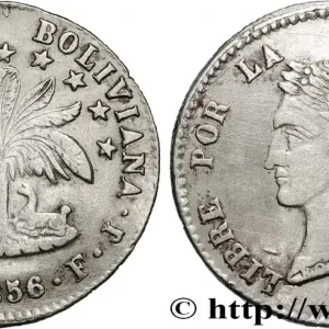 Commande En Gros BOLIVIE 4 Soles Bolivar 1856 Potosi fwo_826660 Monde