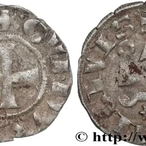 Haute Qualité CROISADES - DUCHÉ D'ATHÈNES - GUI II DE LA ROCHE Denier tournois n.d. Athènes fwo_826686 Monde