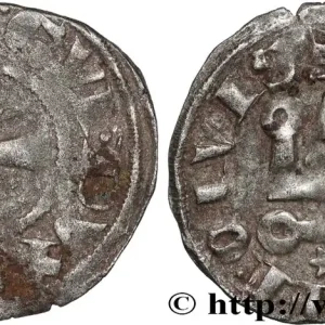 CROISADES - DUCHÉ D'ATHÈNES - GUI II DE LA ROCHE Denier tournois n.d. Athènes fwo_826689 Monde Bon Marché