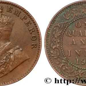 INDES BRITANNIQUES 1/4 Anna Georges V 1926 Bombay fwo_828242 Monde Gros Lot