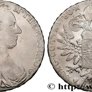 Petit Prix AUTRICHE 1 Thaler (REFRAPPE) Marie-Thérèse 1780 Vienne fwo_728787 Monde