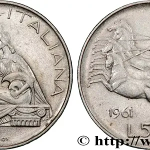 ITALIE 500 Lire Centenaire de l’Unité Italienne 1961 Rome fwo_748522 Monde Gros Lot