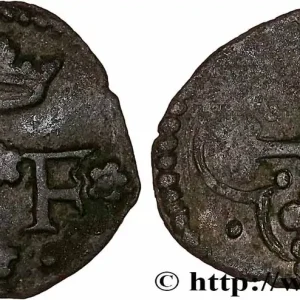 Vente Flash SAVOIE - DUCHÉ DE SAVOIE - EMMANUEL-PHILIBERT DIT "TÊTE DE FER" Quart de sol, 1er type (quarto di soldo, I tipo) s.d. Bourg-en-Bresse fwo_753251 Monde