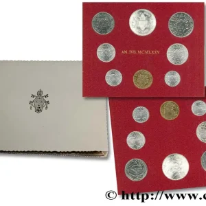 Gros Lot VATICAN ET ÉTATS PONTIFICAUX Série 8 monnaies Année Sainte pontificat de Paul VI 1975 Rome fwo_775598 Monde