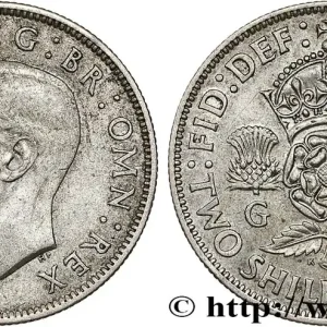 Vente Directe ROYAUME-UNI 1 Florin (2 Shillings) Georges VI 1941 fwo_796004 Monde