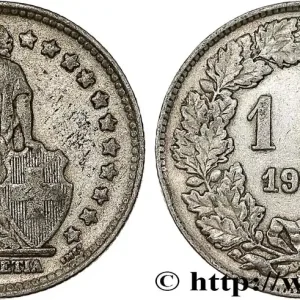 SUISSE 1 Franc Helvetia 1952 Berne - B fwo_796047 Monde Offre Limitée