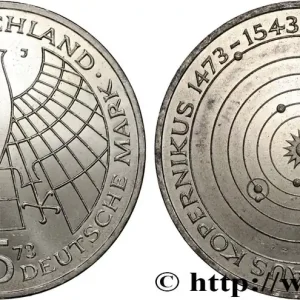 Original ALLEMAGNE 5 Mark Nicolas Copernic 1973 Hambourg fwo_798831 Monde