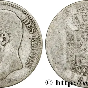 Solde BELGIQUE 2 Francs Léopold II légende française 1867 fwo_799275 Monde