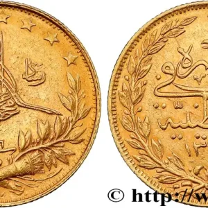 Vente Flash TURQUIE 100 Kurush Sultan Mohammed V Resat AH 1327 An 6 1914 Constantinople fwo_806823 Monde