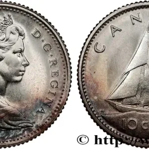 CANADA 10 Cents Elisabeth II 1965 fwo_808065 Monde Acheter En Ligne