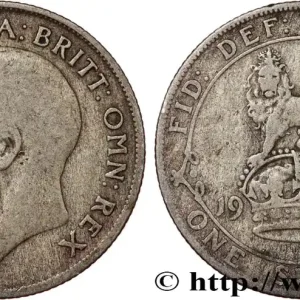 Meilleure Vente ROYAUME-UNI 1 Shilling Georges V 1921 Londres fwo_808388 Monde