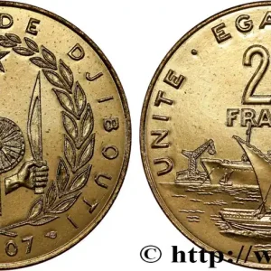 Fait Main DJIBOUTI 20 Francs 2007 Paris fwo_812410 Monde
