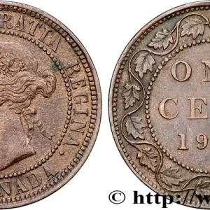 CANADA 1 Cent Victoria 1900 fwo_819764 Monde Pas Cher