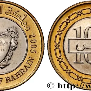 Acheter Direct BAHREIN 100 Fils emblème AH 1426 2005 fwo_820960 Monde