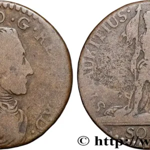 Meilleur Choix ITALIE - ROYAUME DE SARDAIGNE 5 Soldi Amédée III 1795 Turin fwo_824519 Monde