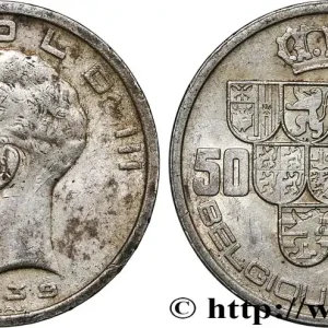 BELGIQUE 50 Francs Léopold III légende Belgique-Belgie tranche position B 1939 fwo_824888 Monde Meilleur Prix