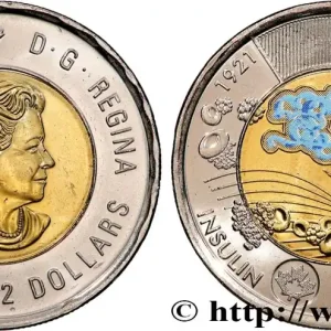 CANADA 2 Dollars Centenaire de la découverte de l’insuline 2021 fwo_825115 Monde Réduction