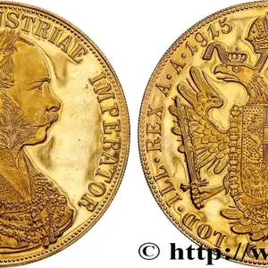 Satisfait Ou Remboursé OR, PALLADIUM ET PLATINE INVESTISSEMENT 4 Ducats, refrappe moderne François Joseph 1915 fwo_826609 Monde