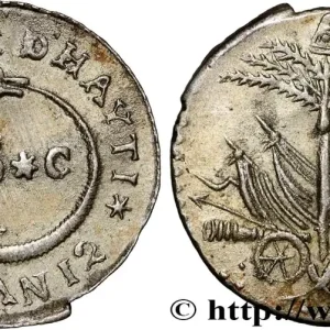 HAÏTI 25 Centimes an 12 (1815) fwo_828356 Monde Nouveauté