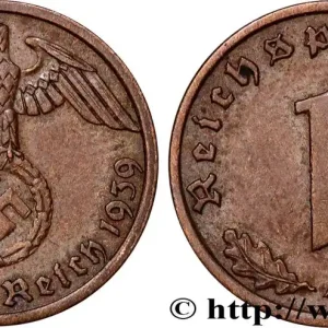 ALLEMAGNE 1 Reichspfennig aigle et swastika 1939 Berlin fwo_957500 Monde Achetez Aujourd’hui