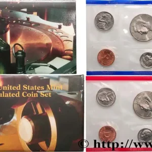 Commander Vite ÉTATS-UNIS D'AMÉRIQUE Série 12 monnaies - Uncirculated Coin 1995 fwo_716677 Monde