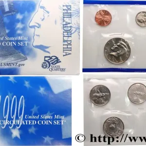 Achetez Aujourd’hui ÉTATS-UNIS D'AMÉRIQUE Série 10 monnaies - Uncirculated Coin 1999 fwo_716691 Monde