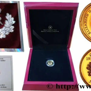 CANADA 5 Dollars or Jubilé de Diamant d’Élizabeth II 2012 fwo_750047 Monde Authentique