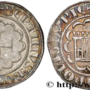 ÉTATS LATINS D'ORIENT - COMTÉ DE TRIPOLI - BOHÉMOND VII Gros au castel n.d. Tripoli fwo_815361 Monde Édition Limitée