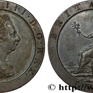 GRANDE-BRETAGNE - GEORGES III 1 Penny 1797 Soho fwo_817547 Monde Garantie Incluse
