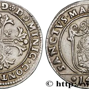 Usine Directe ITALIE - VENISE - DOMENICO CONTARINI (104e Doge) Scudo de 140 Soldi n.d. Venise fwo_826779 Monde