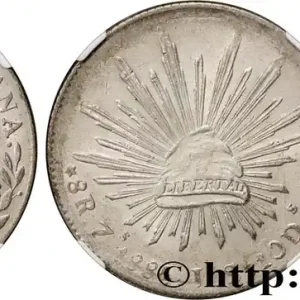 MEXIQUE 8 Reales 1885 Zacatecas fwo_827186 Monde Super Prix