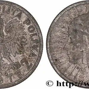 Expédié Aujourd’hui POLOGNE 2 Zlote Reine Jadwiga 1932 Varsovie fwo_777671 Monde