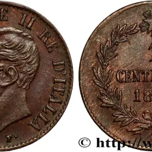 Quantité Limitée ITALIE 1 Centesimo Victor Emmanuel II 1867 Milan fwo_782009 Monde