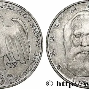 Haute Qualité ALLEMAGNE 5 Mark Karl Marx 1983 Hambourg fwo_784481 Monde