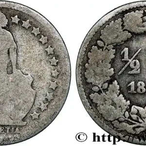 Acheter En Ligne SUISSE 1/2 Franc Helvetia 1881 Berne fwo_793636 Monde