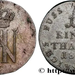 ALLEMAGNE - ROYAUME DE WESTPHALIE - JÉRÔME NAPOLÉON 1/12 de thaler 1809 fwo_793645 Monde Commander Vite