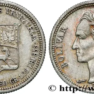 VENEZUELA 25 Centimos Simon Bolivar 1960 Paris fwo_793674 Monde Nouvelle Collection