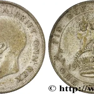 Acheter Direct ROYAUME-UNI 1 Shilling Georges V 1923 Londres fwo_799009 Monde