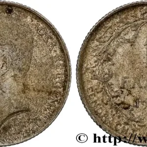 BELGIQUE 1 Frank (Franc) Albert Ier légende flamande 1912 fwo_799246 Monde Remise