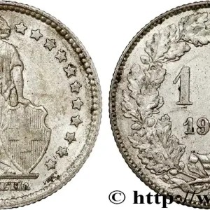 Bon Plan SUISSE 1 Franc Helvetia 1914 Berne - B fwo_799269 Monde