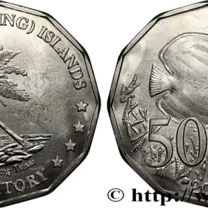 ÎLES KEELING COCOS 50 Cents 2004 fwo_806788 Monde Meilleure Qualité