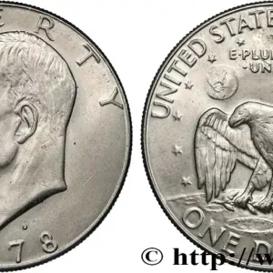 Acheter Direct ÉTATS-UNIS D'AMÉRIQUE 1 Dollar Eisenhower / aigle posé sur la Lune 1978 Denver fwo_818474 Monde