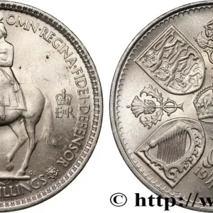 Nouvelle Collection ROYAUME-UNI 5 Shillings Couronnement d’Elisabeth II 1953 fwo_819361 Monde