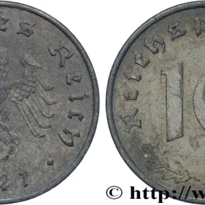 Promotion ALLEMAGNE 10 Reichspfennig aigle surmontant une swastika 1941 Berlin fwo_822131 Monde