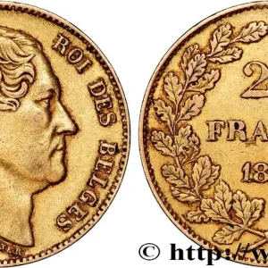 OR, PALLADIUM ET PLATINE INVESTISSEMENT 20 Francs Léopold Ier 1865 Bruxelles fwo_825789 Monde Jusqu’à Épuisement Des Stocks