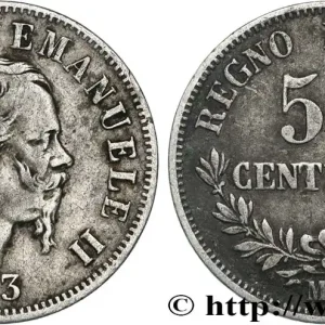 ITALIE 50 Centesimi Victor Emmanuel II 1863 Milan fwo_827413 Monde Soldes