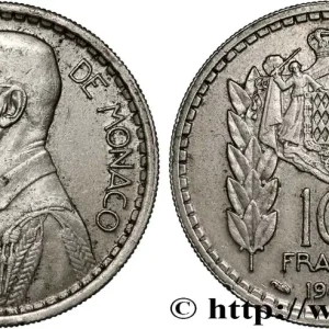MONACO 10 Francs Louis II 1946 Paris fwo_827940 Monde Livraison Gratuite