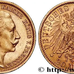 Prix Choc OR, PALLADIUM ET PLATINE INVESTISSEMENT 20 Mark Guillaume II 1906 Berlin fwo_828015 Monde