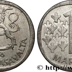 Certifié FINLANDE 1 Markka 1965 fwo_828217 Monde